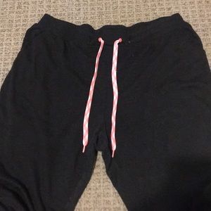 black joggers